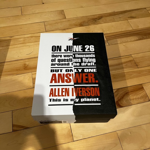 Reebok Mid Question VS concepts Allen Iverson 96 draft - Picture 6 of 6